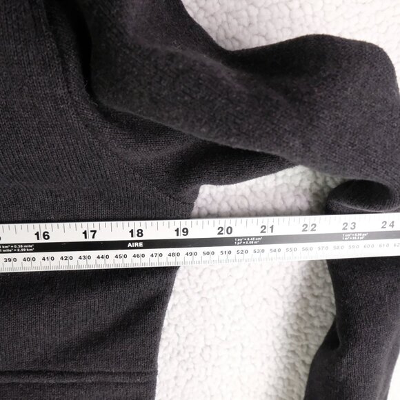 Marmot Jacket Womens Small Black Mountain Works Knit Fleece Lined Full Zip - Picture 6 of 9